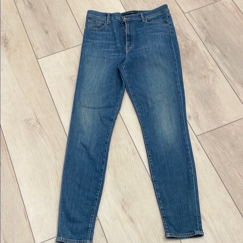 J Brand Blue Skinny Jeans Medium Wash